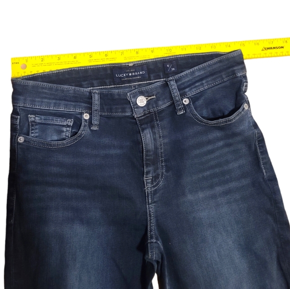Lucky Brand AVA Skinny Jeans Dark Wash Size 28 / 6 - Picture 3 of 7